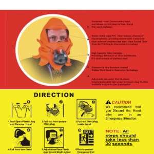 ASE30BR Chem/Smoke Escape Hood